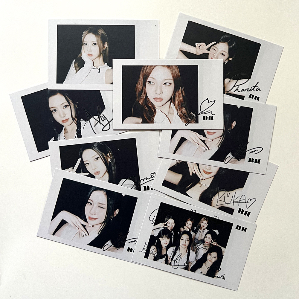 1-7 Chiếc BM Lomo Thẻ BABYMONS7ER Album SHEESH Bị kẹt Ở Giữa BATTER UP WVS ID Photocards AHYEON Ahyeon Asa Chiquita Parita Haram Rora Ruka Bưu Thiếp YM