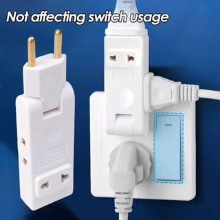 Bộ chuyển đổi phích cắm PURECOTTON0, Bộ mở rộng ổ cắm tường Ổ cắm điện EU, Bộ chuyển đổi nguồn xoay 180 độ an toàn chất lượng cao