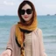 Khăn lụa ESSENCEH, Khăn chống nắng dài chống nắng, Phụ kiện thời trang dệt tay Mũ Baotou xếp li nữ