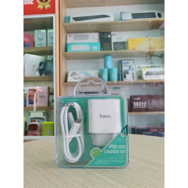 Bộ sạc HOCO C76A PD30W Type C to Type C _BH 12 tháng | Shopee Việt Nam