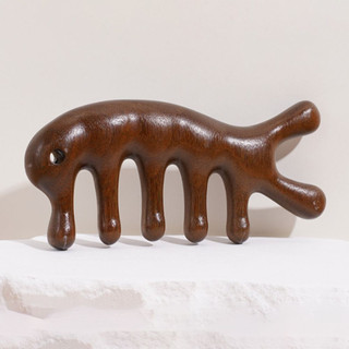 Lược LEAFYHOME năm răng đa chức năng, chống tĩnh điện, răng rộng, massage toàn thân, hỗ trợ lưu thông máu