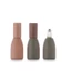 Chai Nước Hoa GUSTAVA, Chai Lăn Nắp Gỗ Trống, Thủy Tinh Di Động 10ml Chai Có Thể Đổ Lại Chất Lượng Cao Dụng Cụ Trang Điểm