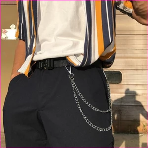 Vic Quần Jean Dây Xích Túi Dây Xích Ví Dây Xích Dây Xích Quần Bạc Dây Xích Hip Hop Quần Dây Xích Móc Khóa Ví Dây Xích Cho
