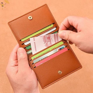 [Gou] 1 Túi Đựng Thẻ Slim Và Nhỏ Gọn Hộp Đựng Thẻ ID Ngân Hàng Ví Bằng Lái Xe Đơn Giản Và Chống Từ Tính Đựng Thẻ VN