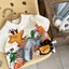 Áo polo mùa hè mới bằng cotton nguyên chất, áo phông ngắn tay cổ bẻ cho trẻ em unisex, kích thước nhỏ vừa