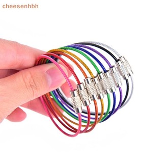 Cheehbh Dây Thép Không Gỉ Móc Khóa Móc Khóa Vòng Tròn Dây Cáp Vòng Vít Khóa Tiện Ích VN