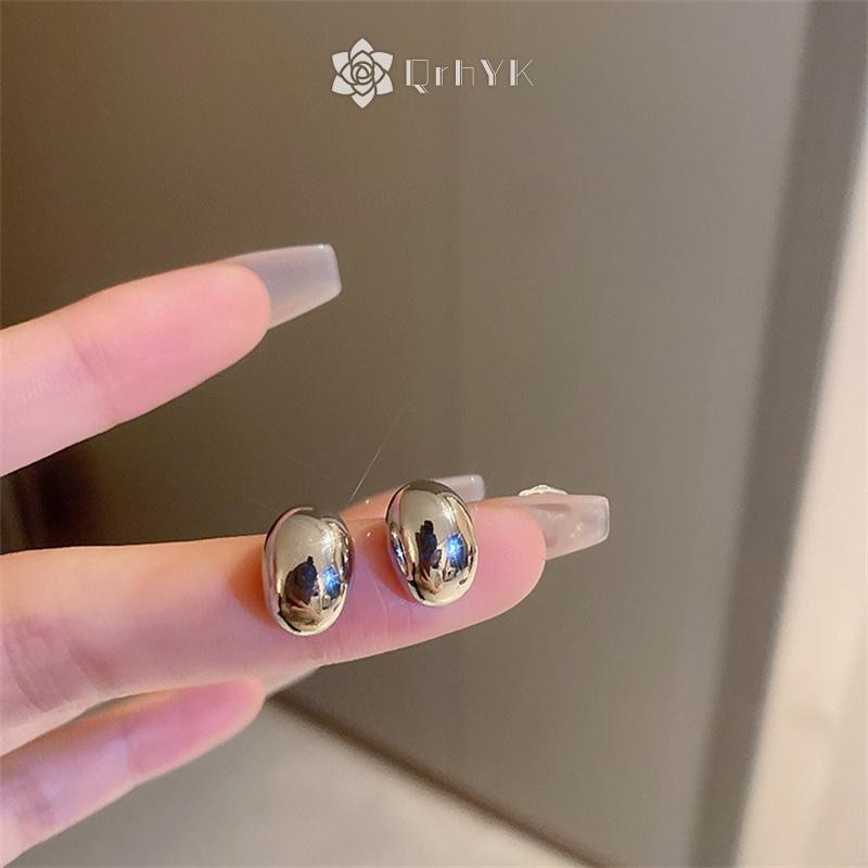 Qrhyk Đơn Giản Hạt Đậu Hình Hợp Kim Đồng Thả Bông Tai Nữ Hàn Quốc Bông Tai Trang Sức Thời Trang Goth Đảng Bé Gái Phụ Kiện Mới