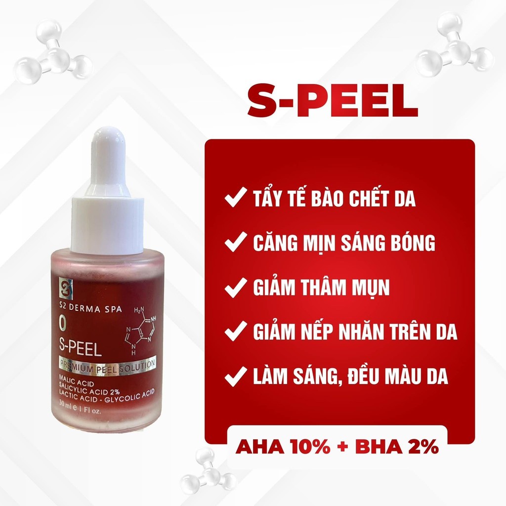 Peel sáng da mờ ƞám S2 Derma Spa Speel 30 ml