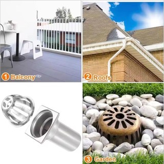 Vỏ thoát sàn ROLY ban công thép không gỉ chống gặm nhấm, chống tắc, lọc bền, lắp dễ