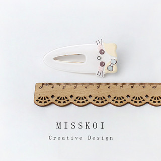 MISMEMO Siêu Dễ Thương Jii Kawai Usaqi Gấu Kẹp Tóc Tất Cả Trận Đấu Bên Kẹp Nổ Tóc Gãy Phụ Kiện Tóc Ngọt Ngào