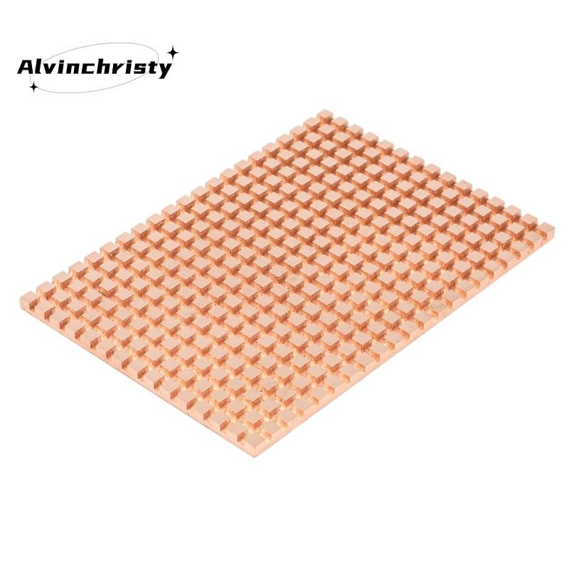 100x70mm Đồng Nguyên Chất Tản Nhiệt Tản Nhiệt Vây PC Htpc Laptop Notebook Cơ SSD Ổ Đĩa Cứng Router Cooler (3MM)