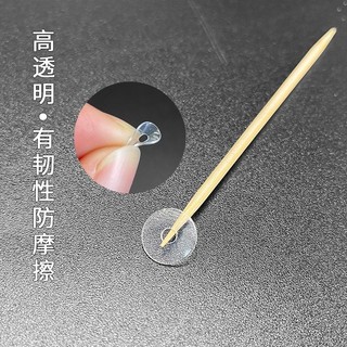 Trong Suốt Silicon Trong Suốt Miếng Đệm Cao Cấp Siêu Mỏng Wenwan Vòng Tay Pha Lê Vòng Tay Miếng Đệm Ngọc Trai Nhựa Miếng Đệm Hạt Phụ Kiện 3.19