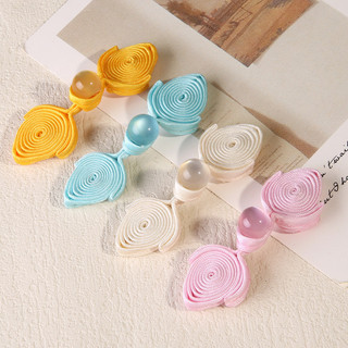 ✨Lớp B Hạt Đào Sườn Xám Đĩa Khóa Handmade Trung Quốc Khóa Retro Trang Trí Đường Phù Hợp Với Hanfu Dân Tộc Quần Áo Đào Khóa 25.3.20