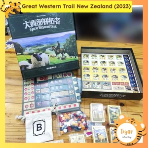 Boardgame Great Western Trail: New Zealand bản Trung kèm luật Anh Tigar