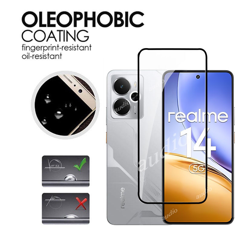 Phim kính cường lực realme 14 14t 5G 2in1 cho realme 14 14t Realme14 realme14t 5G Bảo vệ màn hình Phim ống kính máy ảnh HD mềm cho realme 14 14t realme14t 5G Phim bảo vệ màn hình
