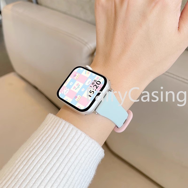 Dây Silicon Mỏng Cho Xiaomi Mi Band 9 Pro 8 Pro Và Dành Cho Redmi Watch 4 5 Phụ Kiện Đồng Hồ Correa Vòng Tay Thay Thế
