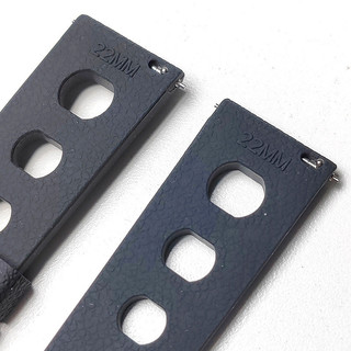 Nhiệt Đới Rally Dây Đeo Đồng Hồ 20 Mm 22 Mm Silicon Đồng Hồ Dây Cao Su Đồng Hồ Dành Cho Nam Nữ Thể Thao Diver Lặn Vòng Tay Dây Đeo Tay Đen Porus