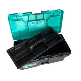 Hộp đựng công cụ đồ nghề 14 inch 36x18x18cm Gofuther - Thùng đồ nghề đựng dụng cụ linh kiện màu xanh
