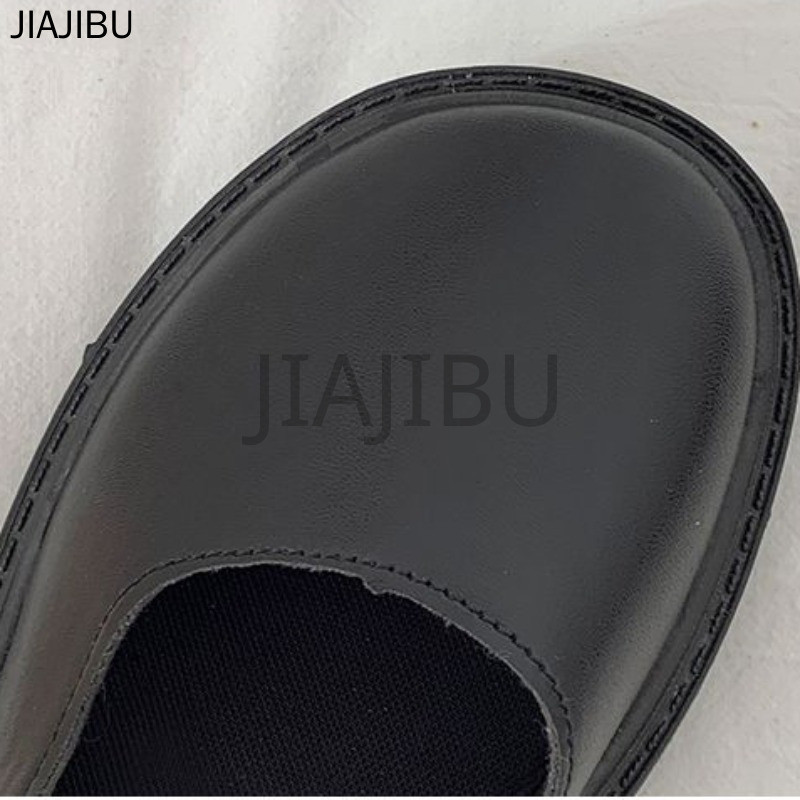 Size 34-43 Giày Đi Học Màu Đen Phong Cách Đại Học Cổ Điển Nhật Bản 42 Giày Nữ Cỡ Lớn Retro Casual Soft Sole Cosplay Doll Shoes Korean Fashion Platform Mary Jane Shoes Giày Lolita Cao Gót  Giày Da Mũi Tròn Chống Trượt Phong Cách Anh Quốc Giày Khiêu Vũ