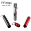YYlingx 3 Hộp Đựng Tăm, Hộp Đựng Tăm Nhôm 0,64 Ounce, Dã Ngoại Ngoài Trời Và Cắm Trại Du Lịch Đen + Bạc + Đỏ 3,8 X 0,67 Inch Hộp Đựng Tăm Nhà Hàng