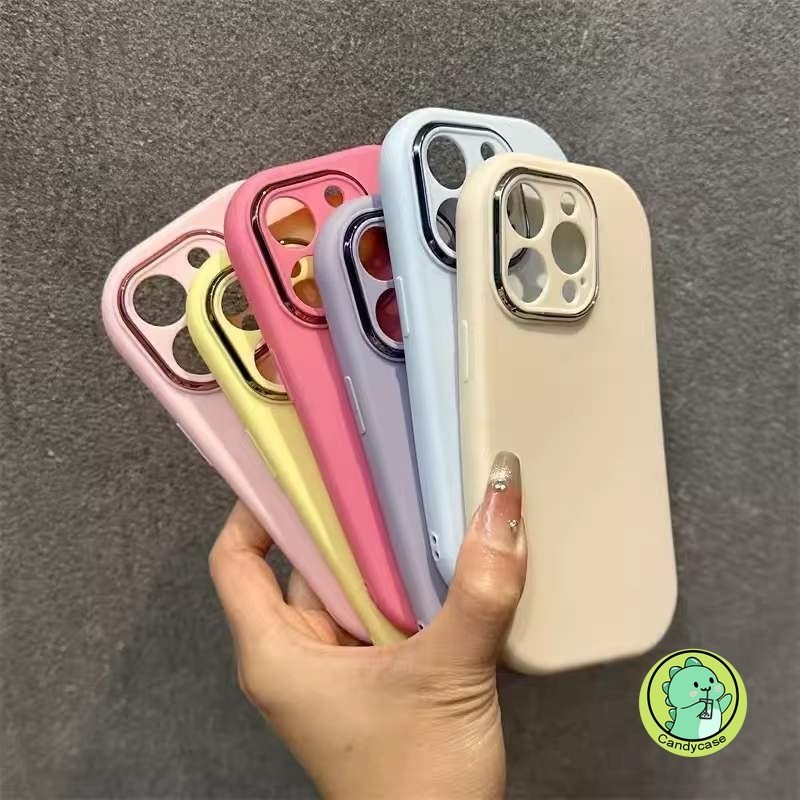 Ốp Lưng Cho Xiaomi Poco X4 X3 GT X2 M4 M3 Pro F3 F2 Pro Civi 3 2 4G 5G 14 13 12 12X 12S 11 11i Lite Vỏ Điện Thoại Đơn Giản Chống Sốc Mềm Vỏ Điện Thoại Thời Trang Có Khung Kim Loại Camera
