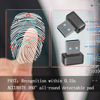 Mô-đun đầu đọc vân tay USB cho Windows 7 / 8 / 10 / 11 Khóa bảo mật Máy quét sinh trắc học Mô-đun cảm biến vân tay PC Phụ kiện máy tính xách tay [sthouse.vn]