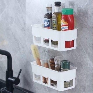 khay đựng đồ dán tường, Kệ nhựa dán tường Việt Nhật 5698