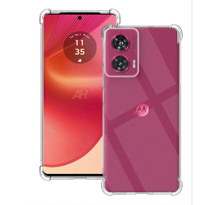 Dành Cho Motorola Edge 50 Fusion Mềm Chống Sốc Pha Lê Gel Trong Suốt TPU Chống Sốc