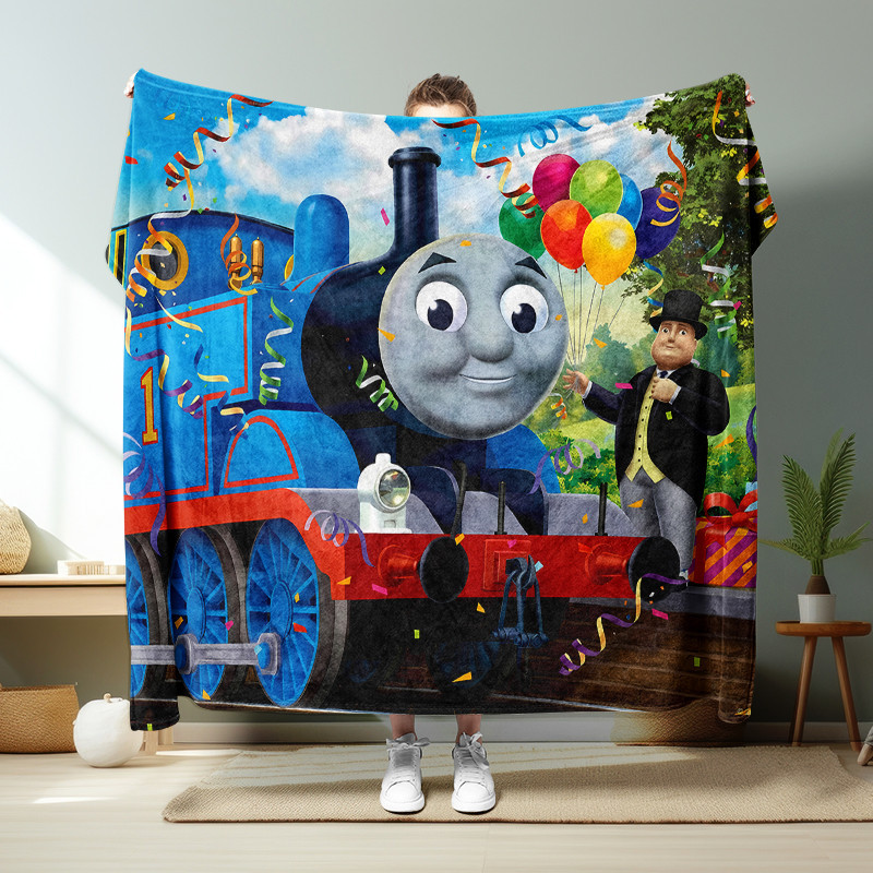 Thomas và những người bạn Chăn Flannel In một mặt Chăn Flannel Điều hòa không khí Chăn Món quà tốt nhất cho mọi người
