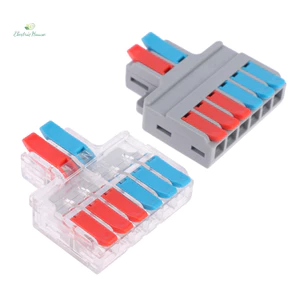 Bộ chia nhanh Đầu nối dây 2 trong 4 / 6 Out Đầu nối cáp nối đa năng mới