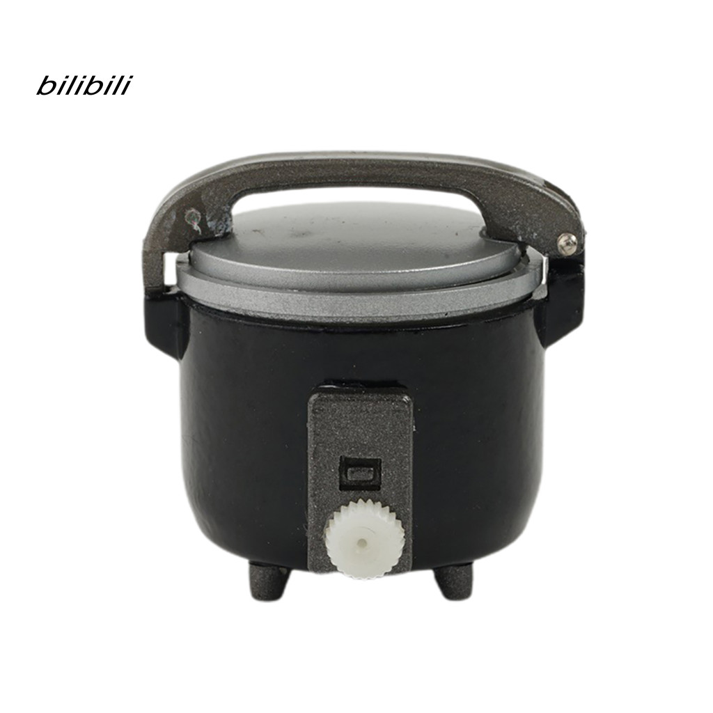 Nồi cơm điện Mini BIL Chi tiết tinh tế DIY Phụ kiện Mô phỏng bằng nhựa Nồi cơm điện Quà tặng trẻ em cho cảnh nhà bếp