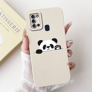Dành Cho Samsung Galaxy A21s Vỏ A217 SM-A217F Bảo Vệ Camera Hoa Mềm Cho Samsung A21s A 21s GalaxyA21s Ốp Điện Thoại