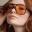 RTJIFSS Big Shades, Kính râm phi công cỡ lớn bảo vệ cầu đôi UV400, Kính râm cổ điển thập niên 70 dành cho nữ và nam giới