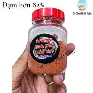 Artermia Sinh Khối Sấy Khô dinh dưỡng cao cấp cho cá cảnh (hủ 50gram)