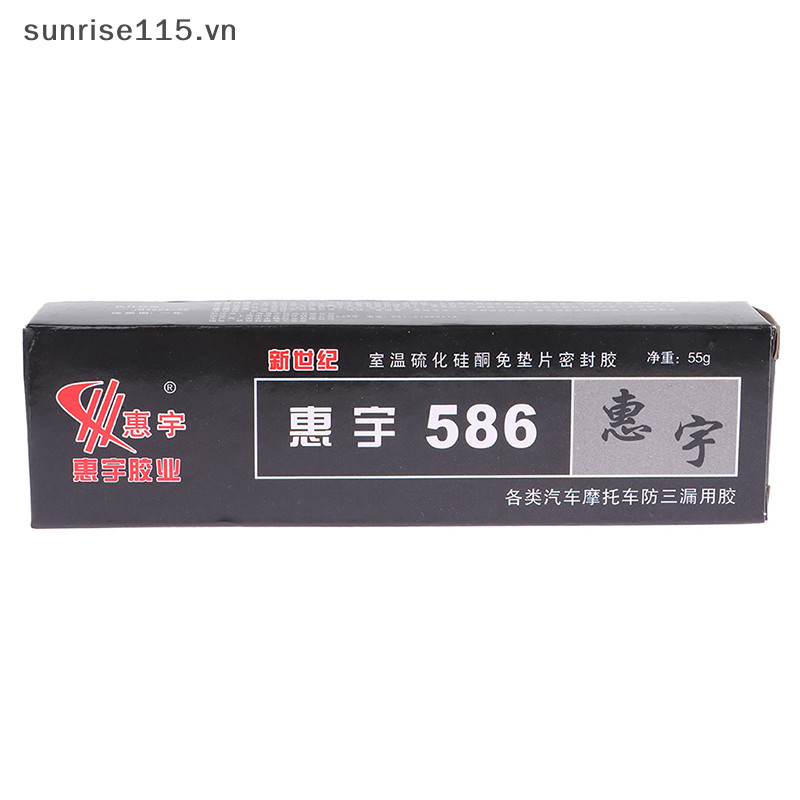 Keo dán keo dán ô tô SRVN 586 Keo dán sửa chữa bằng silicon màu đen.