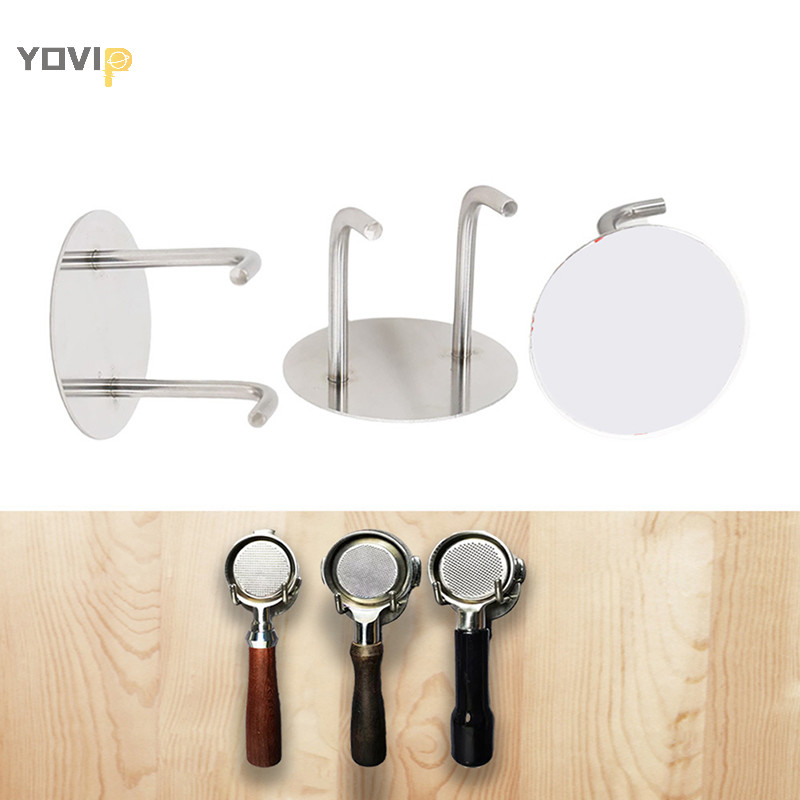 Yovip Tự Dính Đáy Cà Phê Portafilter Giá Treo Tường Cà Phê Đáy Lọc Giá Đỡ VN