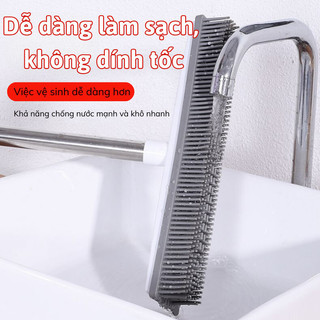 Cây Chà Sàn Chà Kính Nhà Tắm Bunnies Dễ Vệ Sinh Nhanh Khô Chà Sạch Vết Bẩn Tích Hợp Gạt Nước Bẩn, Có Móc Treo Tiện Lợi