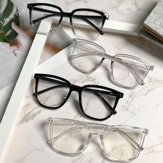Kính thời trang nam nữ 2 chấm style hàn quốc cute dễ thương, Mắt kính mát không độ giả cận chống tia UV MoDa K029