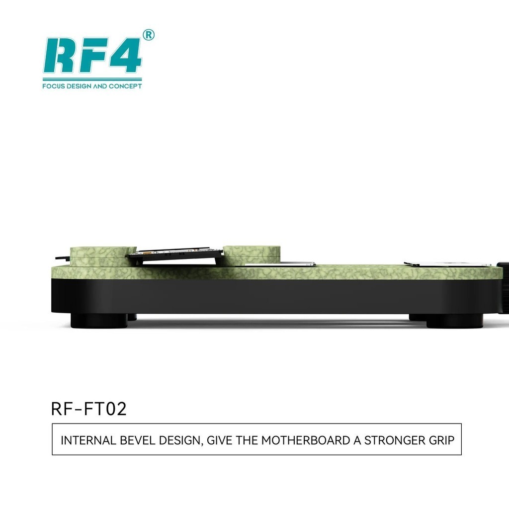 Rf4 RF-FT02 Đa Năng PCB Chip Fixture Mini Chính Xác Mainboard IC Chip Giá Đỡ Có Thể Điều Chỉnh Kẹp IC Chip BGA Hàn Cố Định