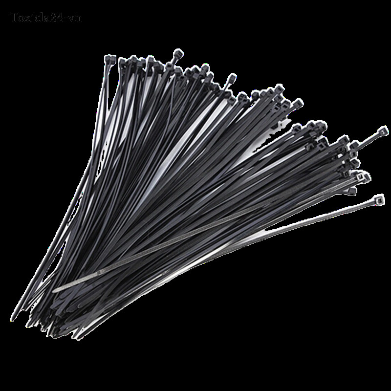 Set 100 Dây Rút 10cm Tự Khóa Bằng Nhựa Nylon Màu Đen Mới | Shopee Việt Nam