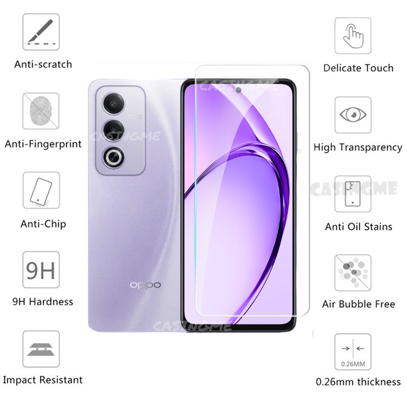 Oppo A3 Pro 5G Phim Bảo Vệ Màn Hình 2 Trong 1 Full Cover Kính Cường Lực Cho Oppo A3 Pro A3Pro 3A OppoA3Pro 5G 4G 2024 Mặt Trước Phim Mặt Sau Ống Kính