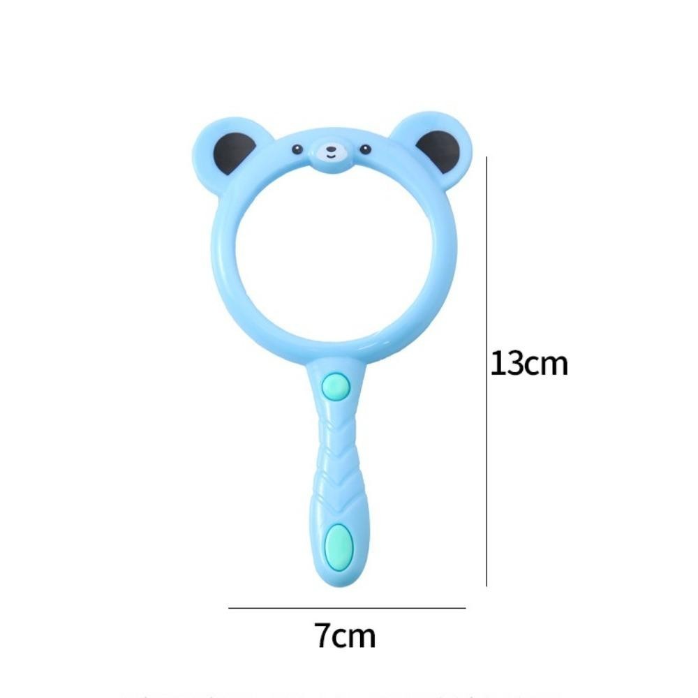 Kính lúp cầm tay HOBBYIN, Quà tặng Ống kính kính đọc sách PP, Khám phá ngoài trời Đồ chơi giáo dục hoạt hình dễ thương