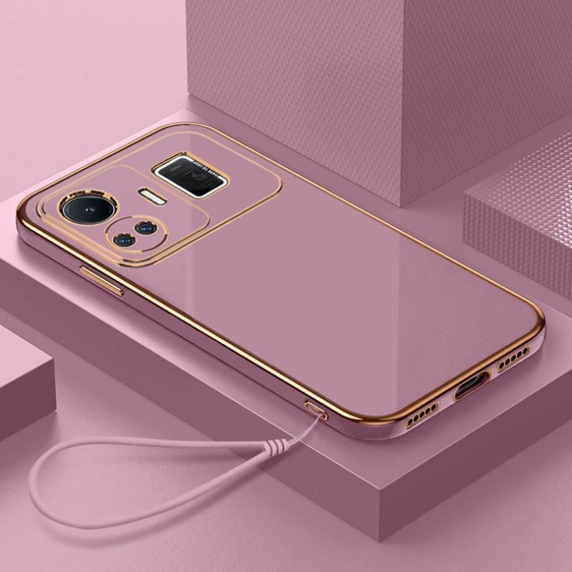Dành Cho Realme GT3 GT5 GT Neo 5 SE 3 2 2T 3T GT2 Pro GT Master Edition GT Neo Flash Ốp Điện Thoại Mạ Vuông Sang Trọng