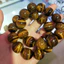 1 Dây 4 / 6 / 8 / 10 / 12 MM Đá Tự Nhiên Mắt Hổ Tròn Rời Hạt Để Trang Sức Làm Vòng Tay DIY Phụ Kiện Vòng Cổ Hạt
