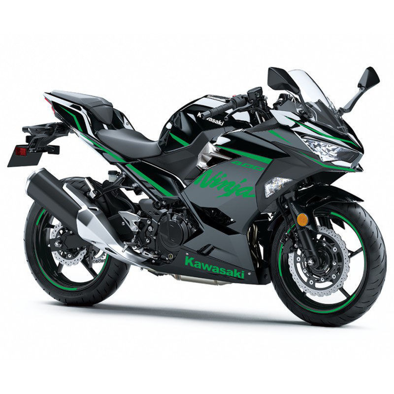 Ninja Dán Vòng Hoa Đầu Máy Dán Kawasaki Ma Thuật Móng Vuốt Xe Máy Full Thân Xe Dán Sửa Đổi 400 Đề Can Chống Thấm Nước