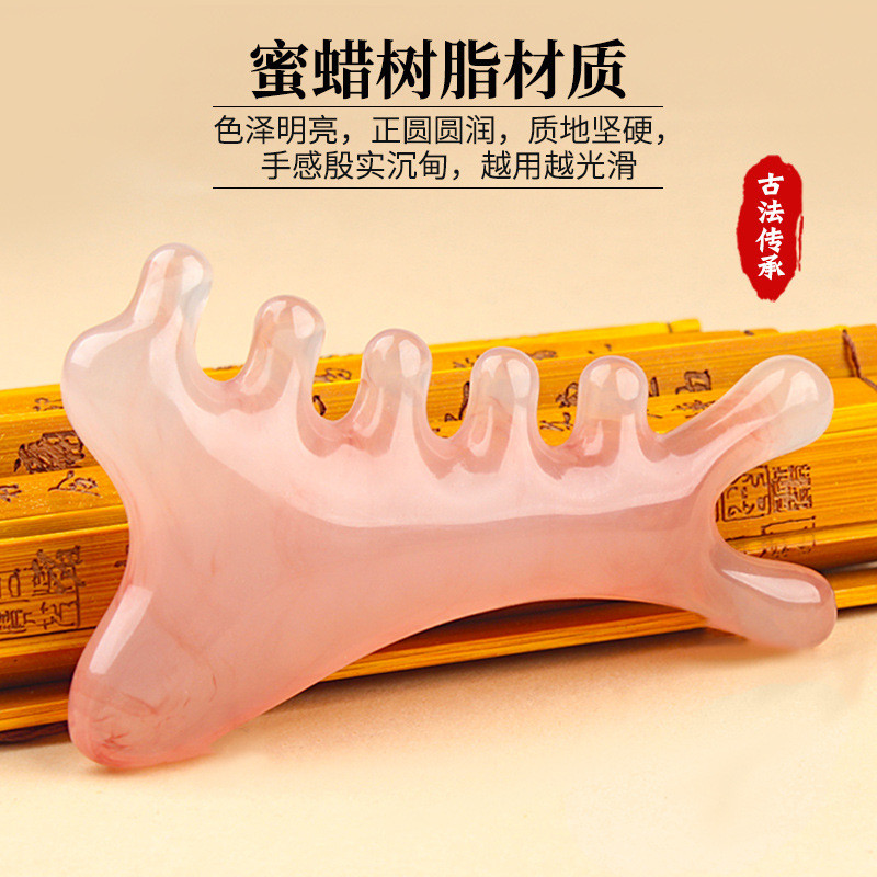Đầu lược Massage bằng nhựa Đầu lược kinh tuyến