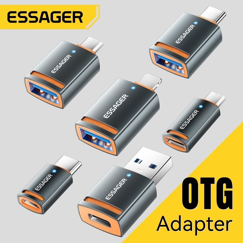 Cáp Essager 3A type c / micro / USB / L Adapter 5Gbps Truyền Dữ liệu ...