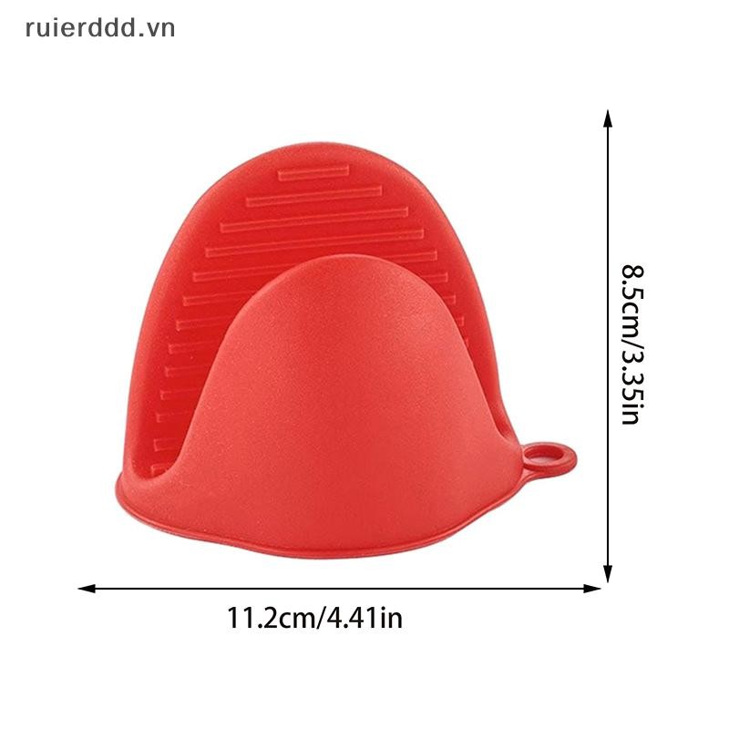 # Ruierdd # 2 Chiếc Găng Tay Lò Nướng Silicon Chịu Nhiệt Pinch Mitts Chống Bỏng Chống Trượt Găng Tay Kẹp Nồi Nấu Nướng Lò Mitts.
