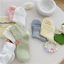 Vớ tất cổ trung nam nữ trơn màu pastel Hàn Quốc