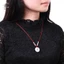 Ngọc Trắng Phật Giáo Dệt Tay Mặt Dây Chuyền Vòng Cổ Sen Quan Âm Phật Tuổi Thọ Cao Khóa Mặt Dây Chuyền Vòng Cổ May Mắn Mới